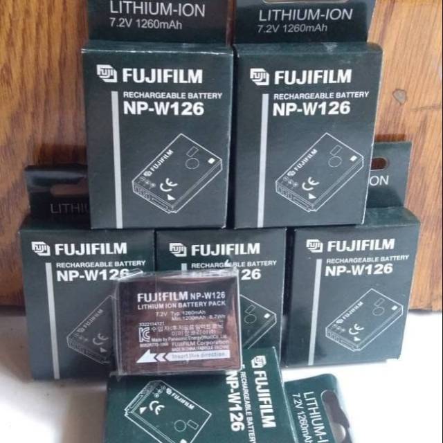 Baterai batre kamera Fujifilm np w126
