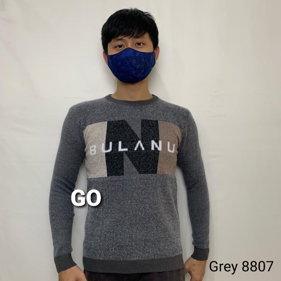 gof IMPORT SWEATER 8807 ECV Pakaian Pria Outerwear Sweater Original Lengan Panjang