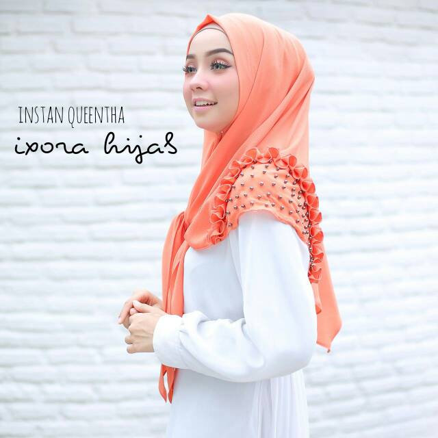 Kerudung Instant Queentha by Ixora Hijab Original