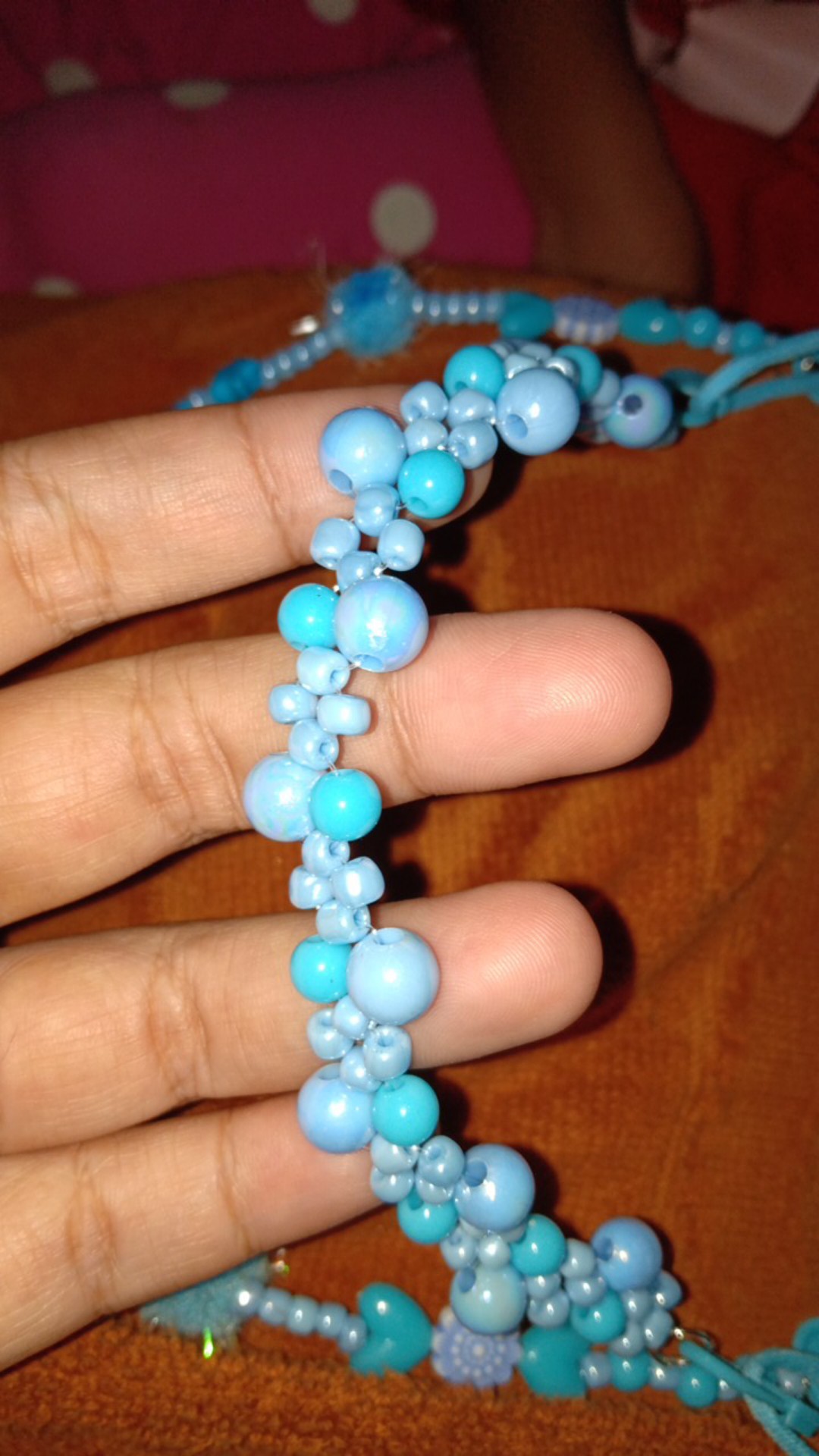 Set Konektor/kalung Masker Baby Blue Mewah Lucu