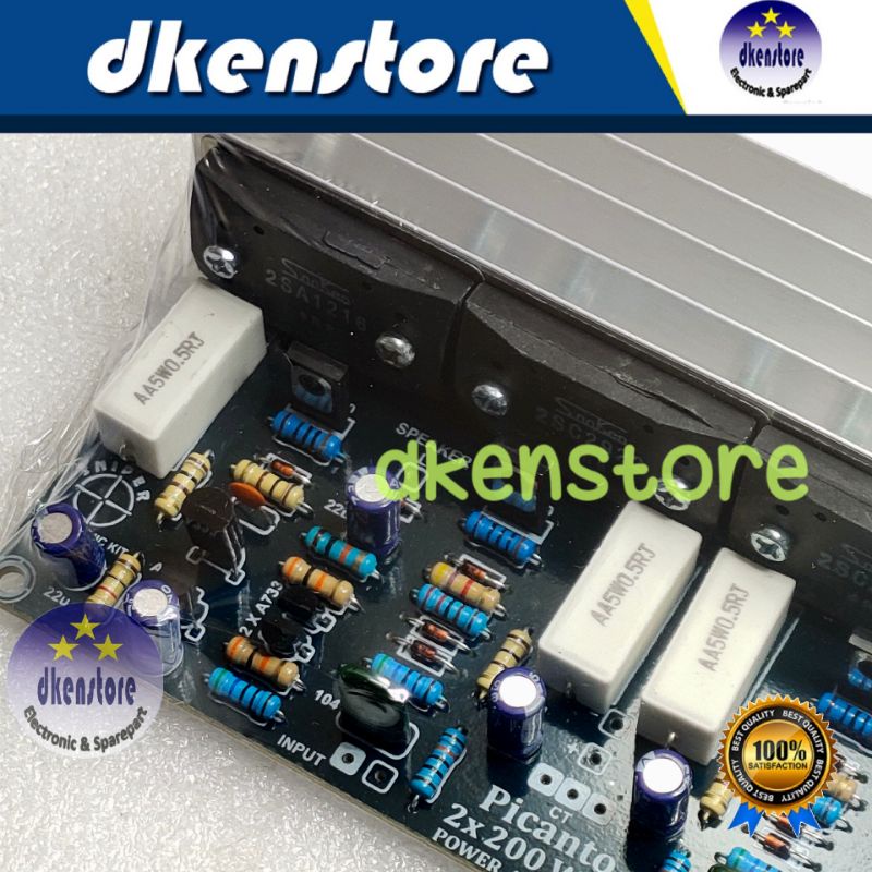 Kit Power Stereo Sanken 2x200w 2 x 200watr