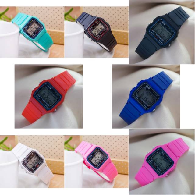Terlaris - Jam Tangan Anak Remaja Dewasa QnQ QQ Q&Q F-91W (8 Warna)