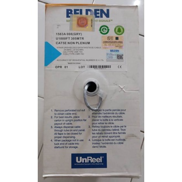 Kabel UTP Cat5e 1583A Gray Belden Original