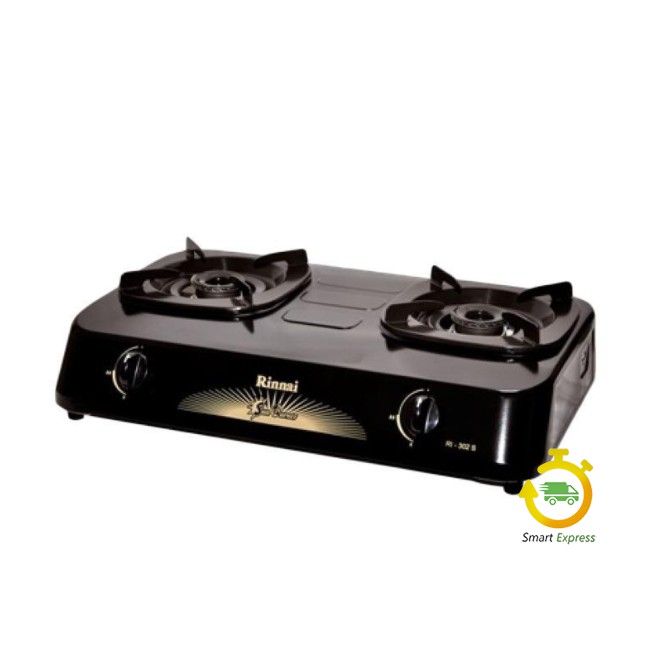 Kompor Gas Rinnai RI 302 S / RI302S / RI 302S - ( 2 Tungku )