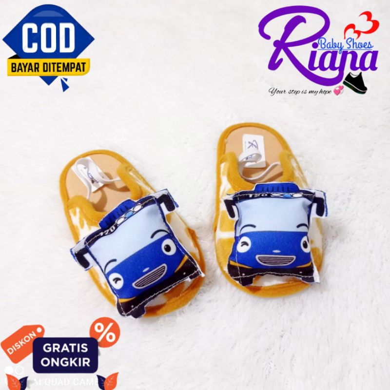 Sandal Bayi Bapau Boneka Minibus Usia 8-20 Bulan