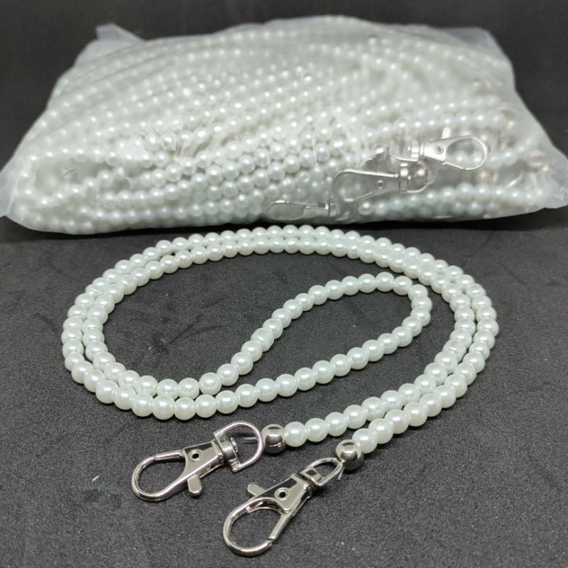 Strap Masker Mutiara Tali Masker Kalung Masker Headloop