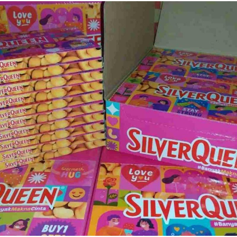 

Silverqueen Buy 1 Get 1 / Silverqueen Cashew Edisi Valentine Buy 1 Get 1