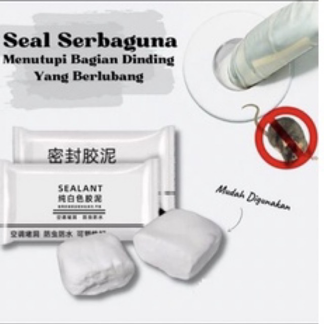 Dempul Ajaib Sealant Penambal Dinding Berlubang Waterproof Anti Air - Dempul dinding berlubang -