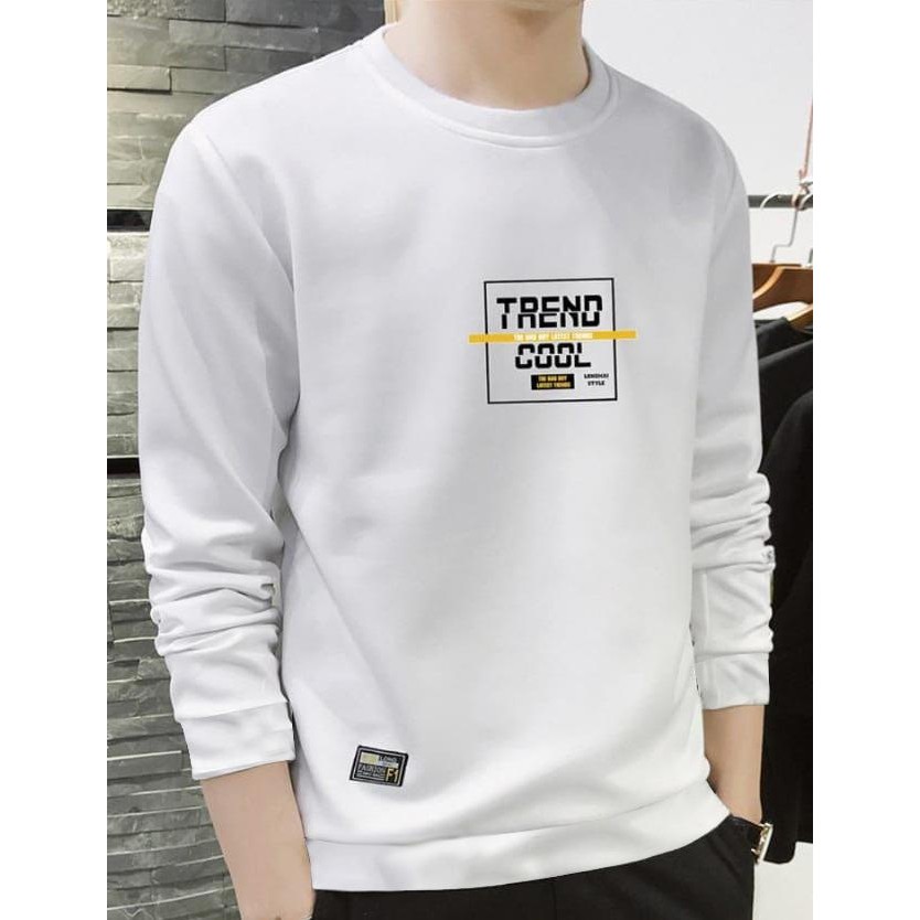 KAOS PRIA LENGAN PANJANG TRENDCOOL BAHAN BABYTERRY