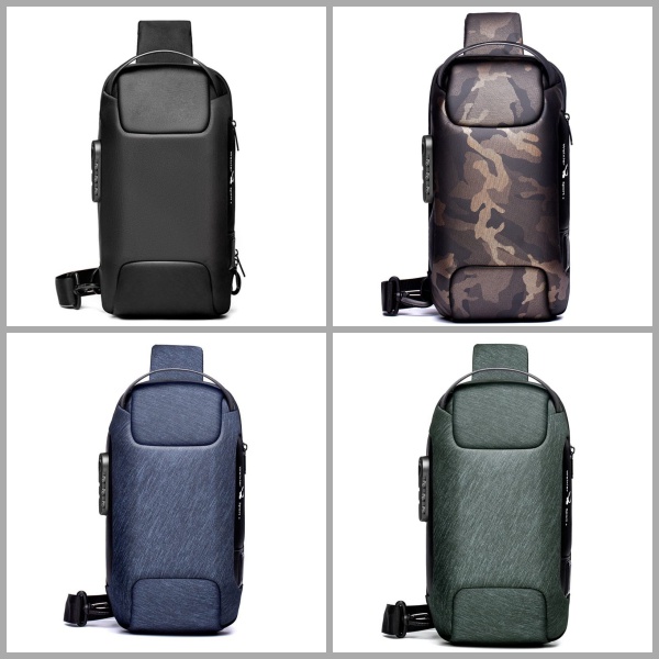 Weixier Exclusive men's Sling Bag tas selempang pria anti air 9529 jo wo