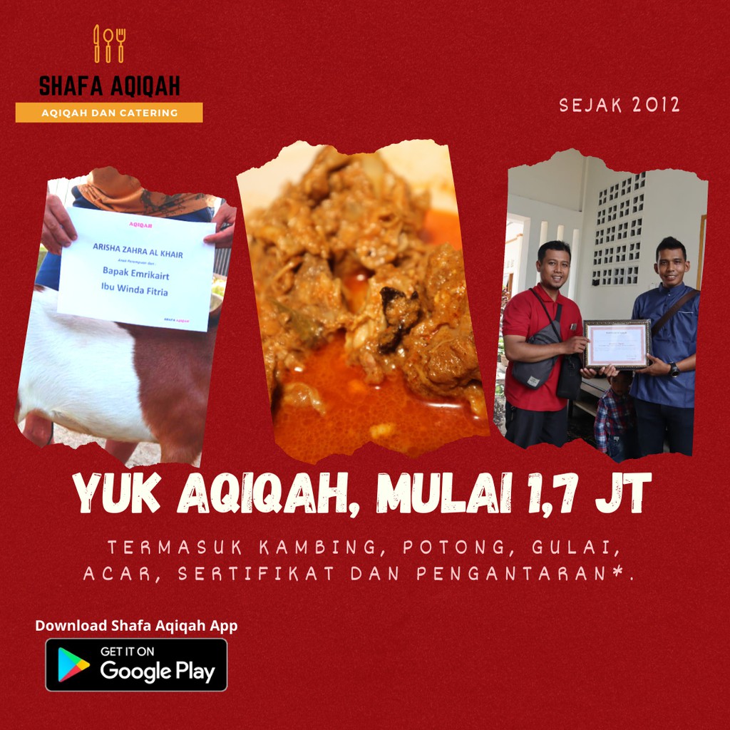 

Paket Aqiqah Hemat - Aqiqah Padang - Shafa Aqiqah Padang