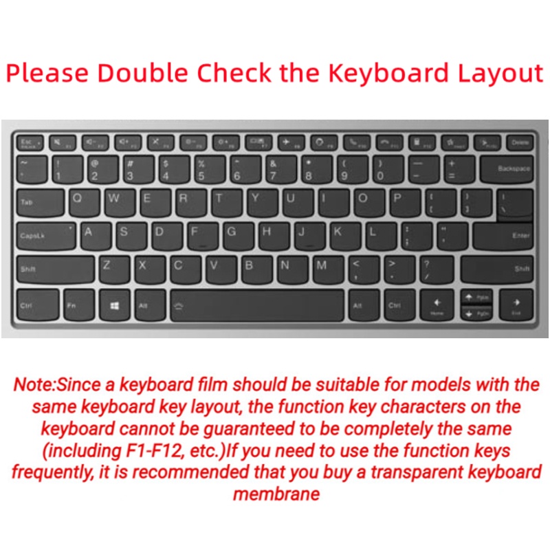 Film Pelindung Keyboard Bahan Silikon Ultra Tipis Tahan Air Tahan Debu Untuk Lenovo Xiaoxin Air14 2020 S14