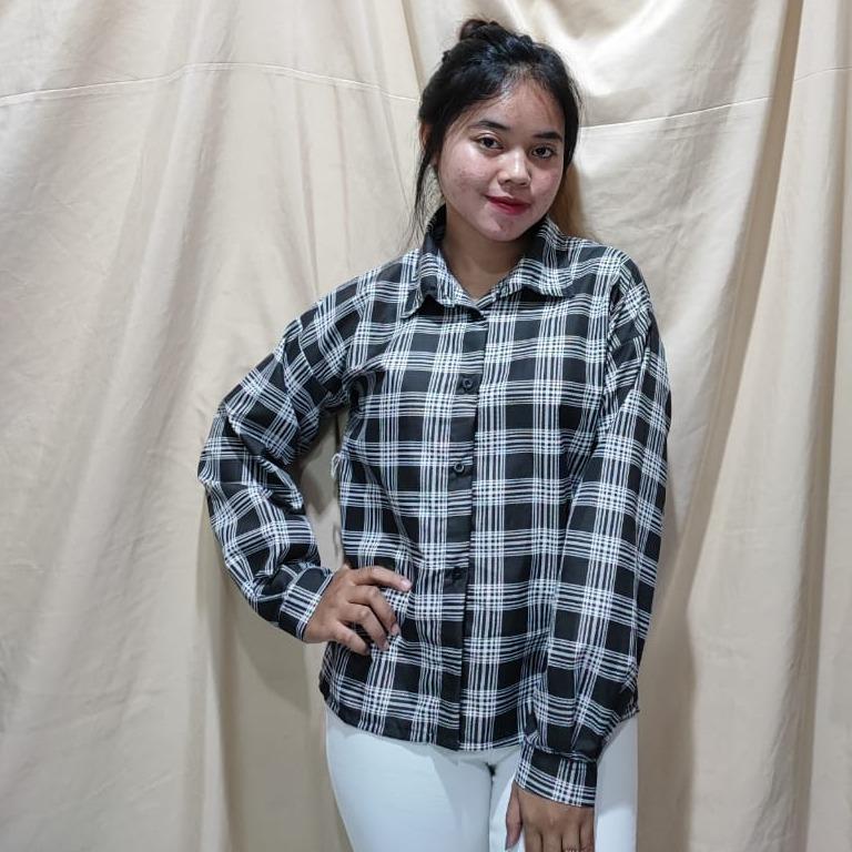 Kemeja Tartan febric guilen chelsea