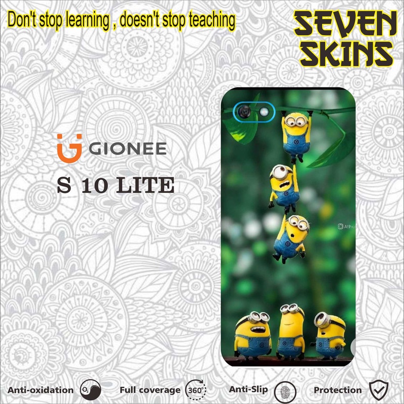 SKIN HANDPHONE DAPAT 2 PCS  GIONEE S10 LITE MINION