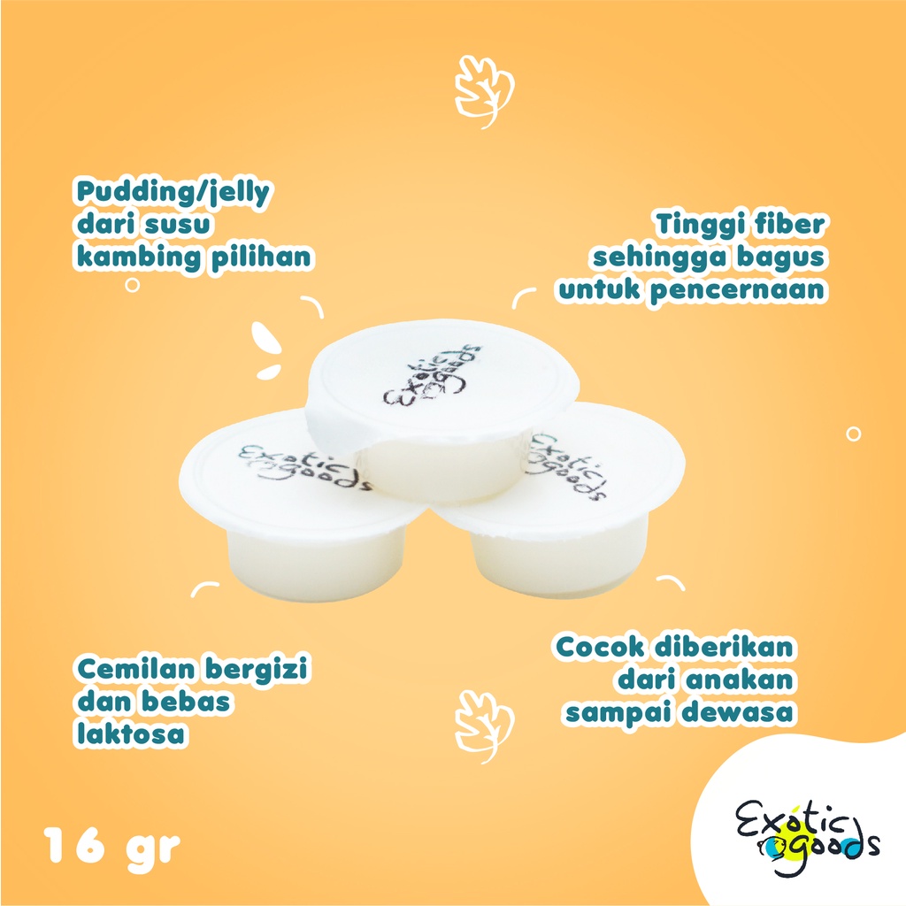 GOAT MILK PUDDING JELLY 1 CUP 16g GOAT MILK JELLY SUSU KAMBING JELLY HEWAN JELLY SUGAR GLIDER GOAT JELLY KUCING GOAT JELLY ANJING SNACK SUSU SUGAR GLUDER SNACK SUSU KUCING SNACK ANJING GOAT JELLY GOST PUDDING