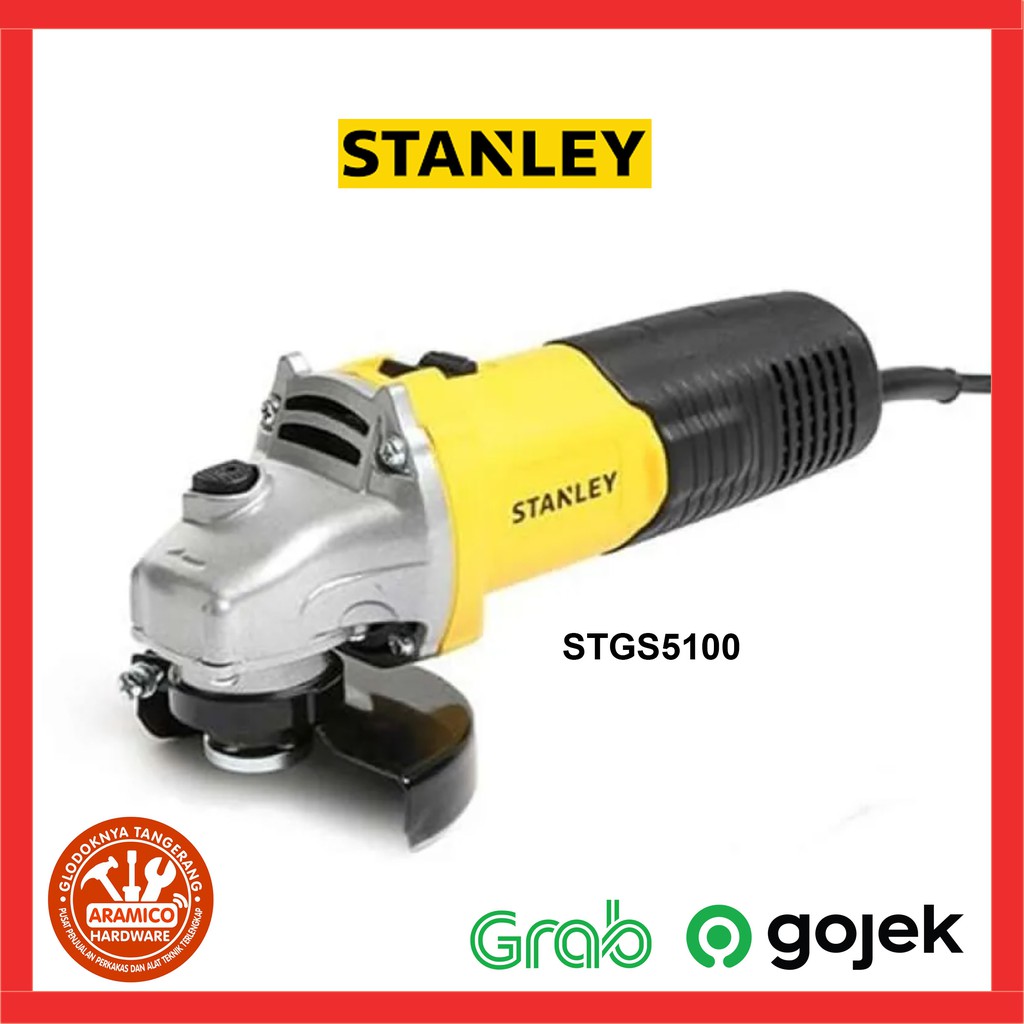 Stanley STGS8100 100mm 580W Angle Grinder / Gerinda Tangan Listrik