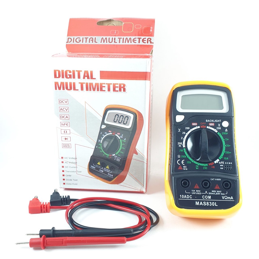 Multitester MAS830L Multimeter Digital MAS 830L Tester MAS-830 L