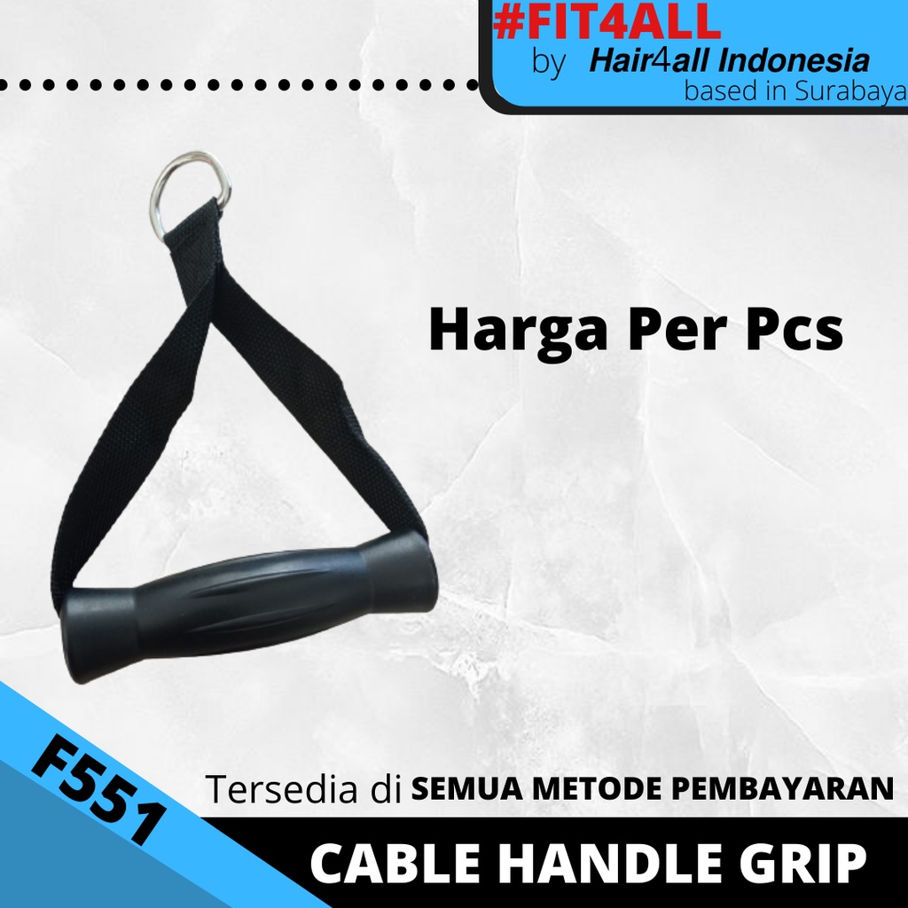 Jual F551 CABLE HANDLE GRIP TANGAN BAHAN KOKOH GYM PEGANGAN LATIHAN ...