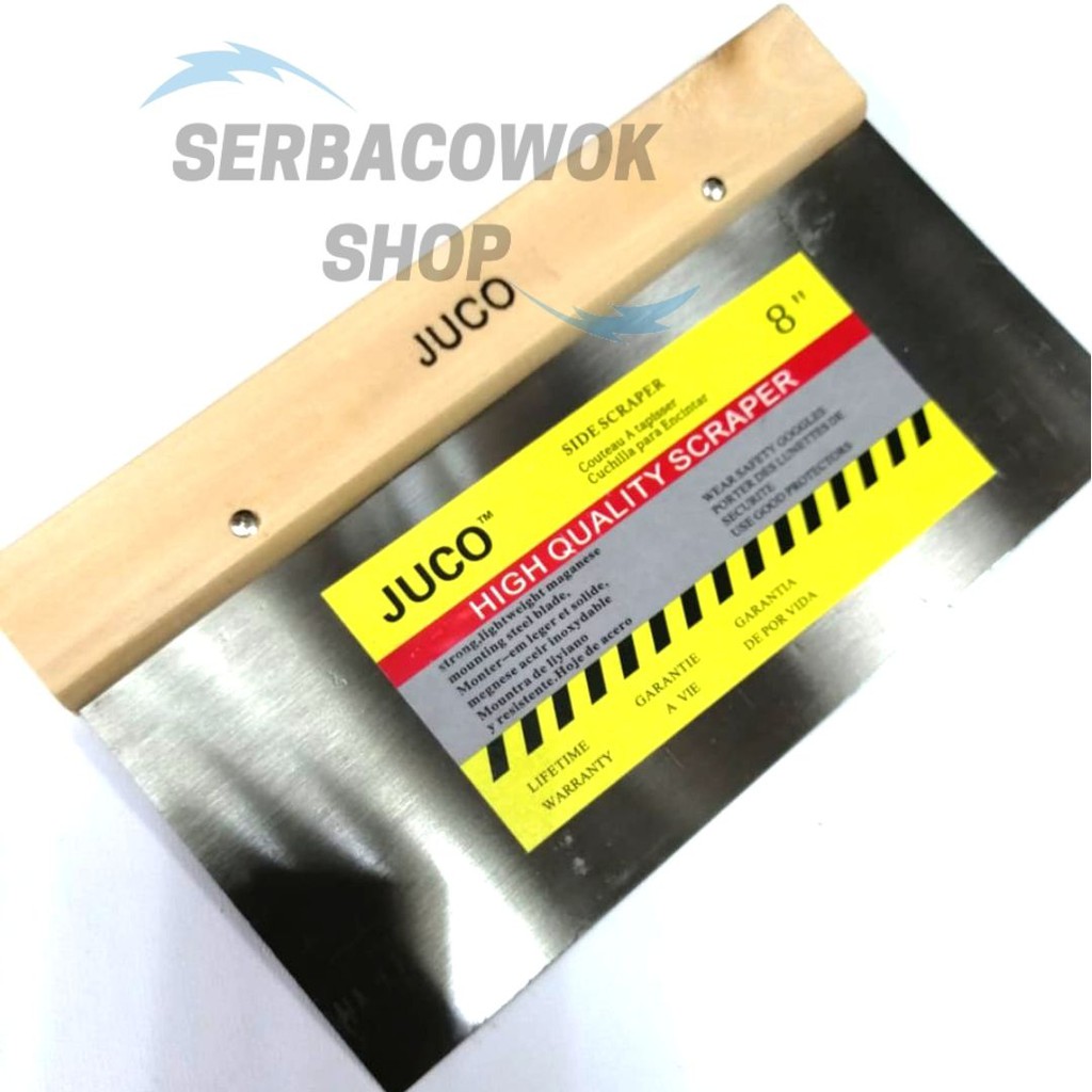 Skrap Kape Scraper 8 Inch JUCO Sendok Plat Termurah Berkualitas