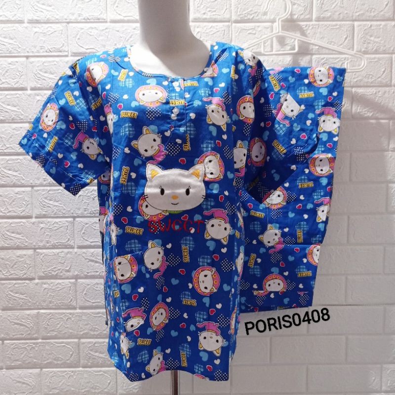 Baju Tidur Piyama HOKI CP Katun (sweet cat 1)