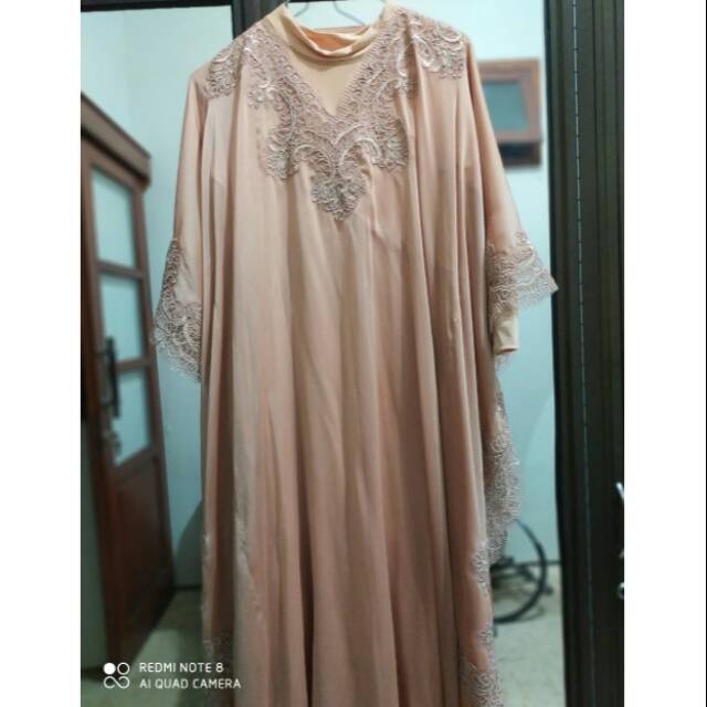 Preloved gamis kaftan brokat