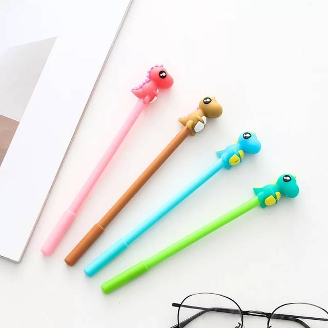 

Pulpen gel Dinosaurus cute dino gel pen