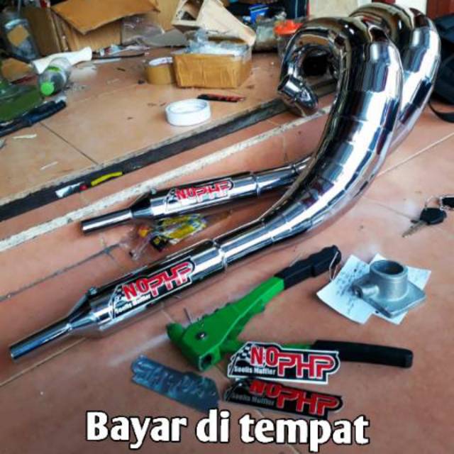 KNALPOT RACING LOPSTER KROME MURAH RX KING RXK RXS NO PHP