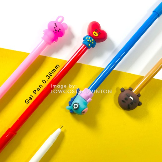 

(1pcs) Bolpen / Pulpen / Pena Gel Lucu Karakter BT21 | BTS