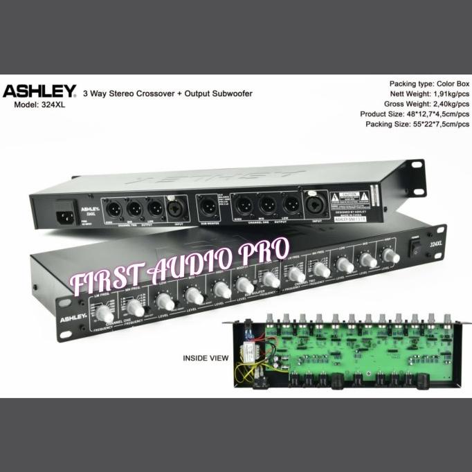 Crossover Ashley 324Xl + Subwoofer