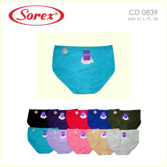 CD 0839 SOREX PAKAIAN DALAM WANITA MERK SOREX TERLARIS