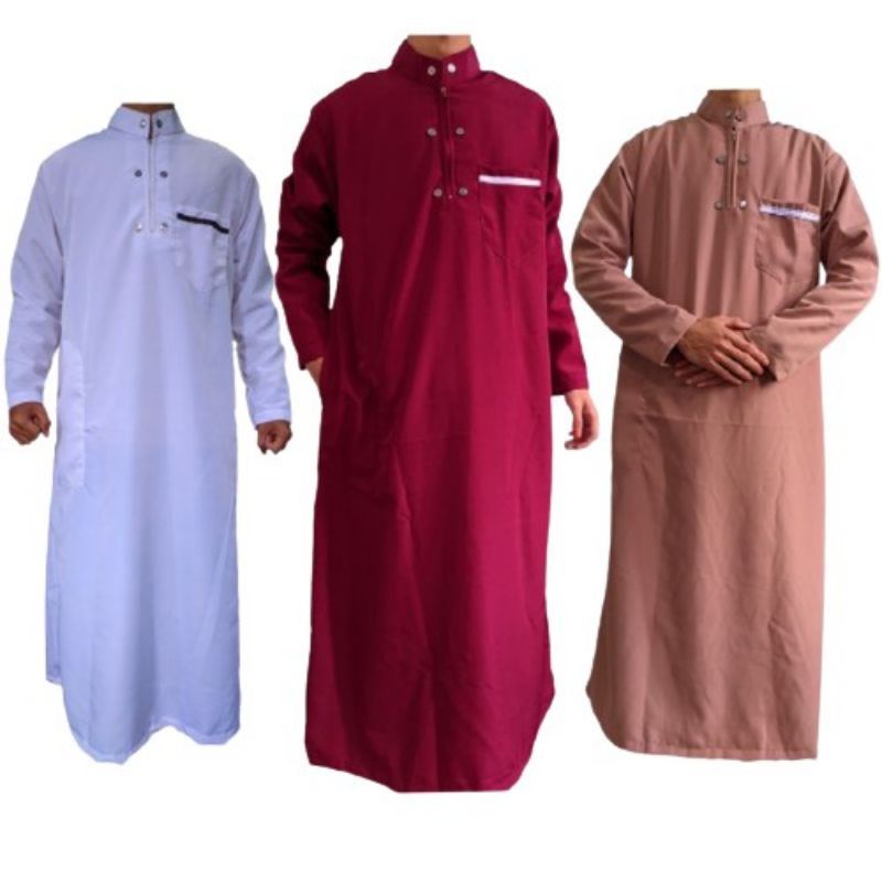 JUBAH PRIA DEWASA GAMIS PRIA DEWASA SIZE M L XL XXL