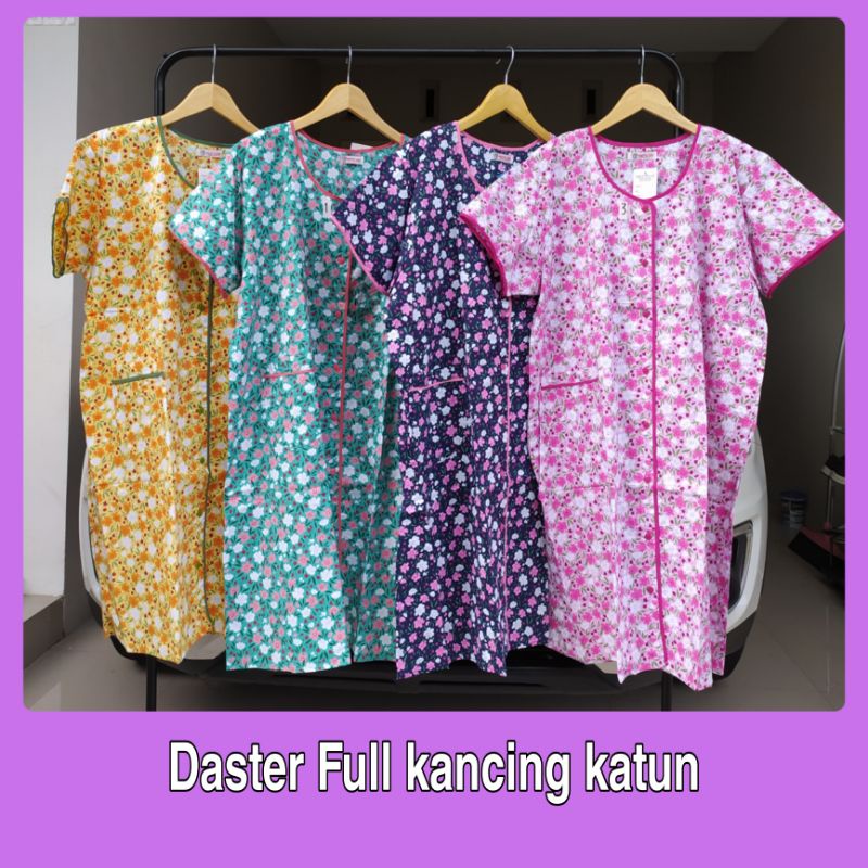 Pretty Girl Daster Kancing Full | Daster Kancing 8 | Daster Pendek Lengan Pendek