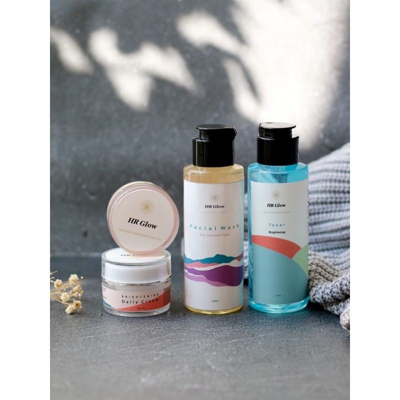 PAKET HR GLOW WHITENING SERIES/perawatan wajah HR GLOW