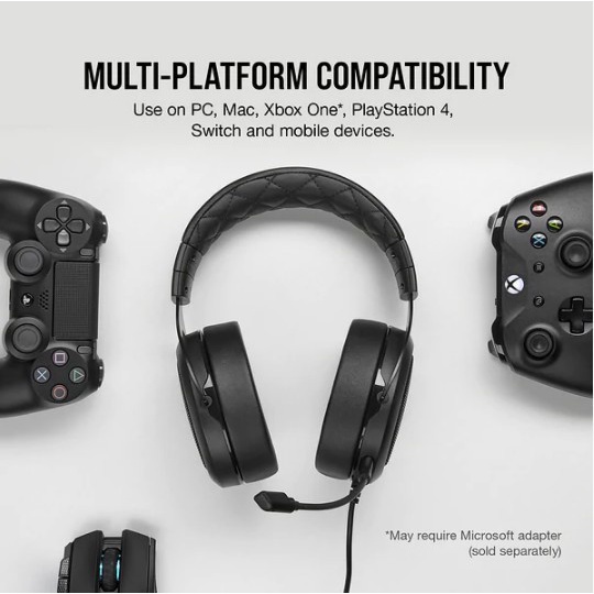 Headset Corsair HS50 PRO Stereo | 3.5mm Jack | Headset Gaming