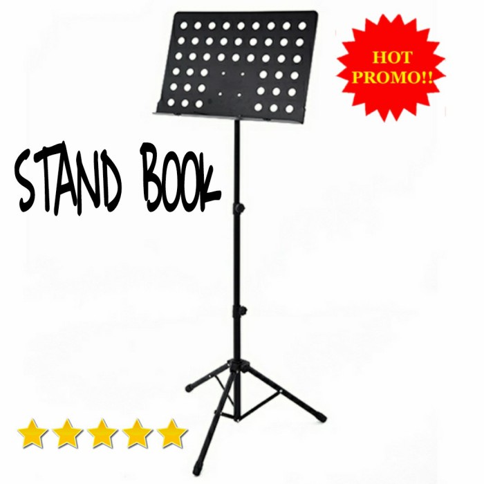 Stand Book / Stand Buku Lirik Lagu / Stand Book Body Besi - Grosir.