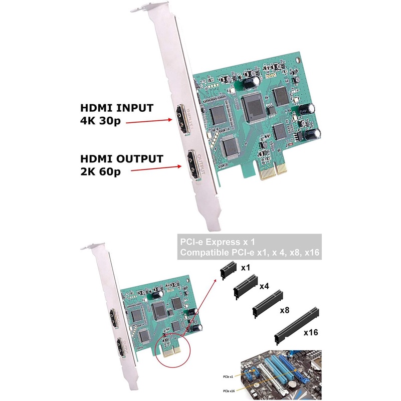 Ezcap EZ-294 PCIE Hdmi Video Capture