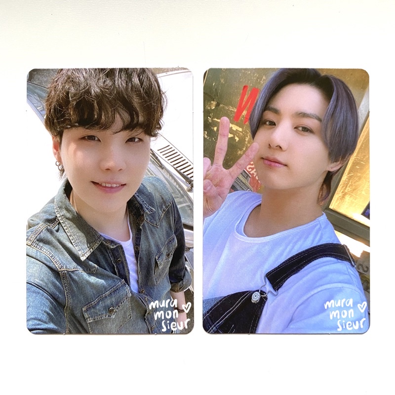 BTS SUGA / YOONGI, JUNGKOOK BUTTER OFFICIAL POB / PC