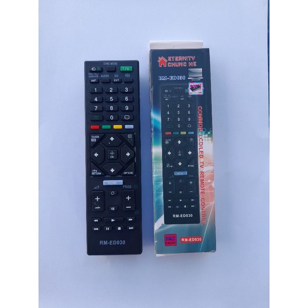 REMOTE TV  SONY  LCD/ LED SERIES ED030