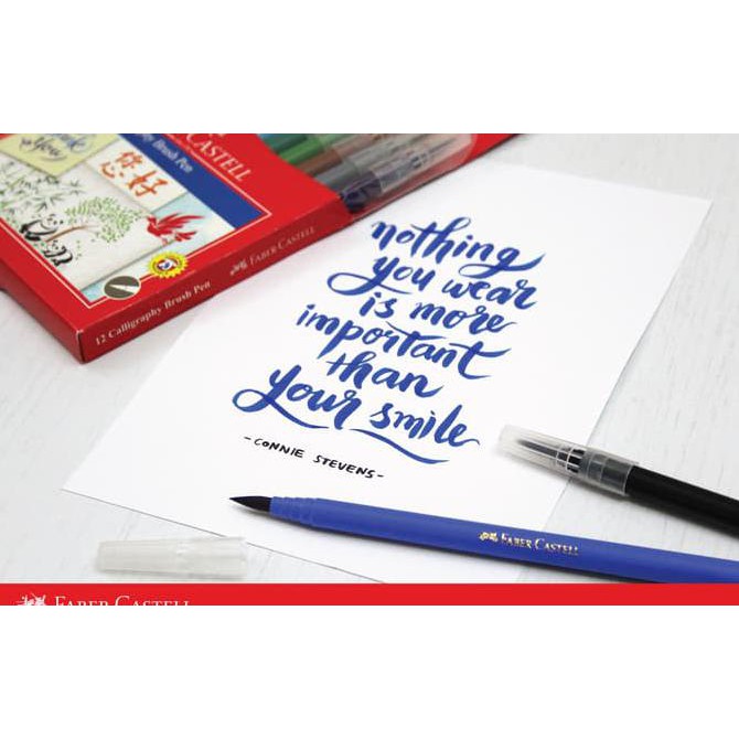 

Ireadyl Faber-Castell Calligraphy Brush Pen Set 12