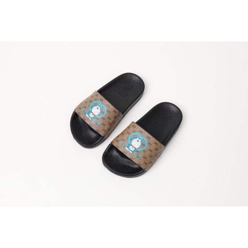 sandal anak doraemon x gucci unisex boy or girl slip on