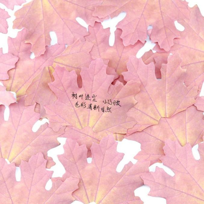 

STICKY NOTE DAUN CLASSIC MEMO TEMPEL MAPLE LEAF - MAPLE GREEN