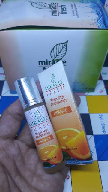 Minyak Aromatherapy Miracle Fresh Wangi Segar Orange 8ml