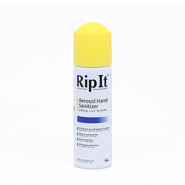 Rip It Aerosol Hand Sanitizer 50ml