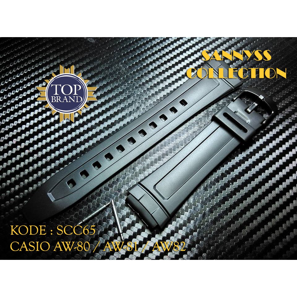 STRAP TALI JAM CASIO AW-82 - AW 82 - AW82 ORIGINAL FREE PEN