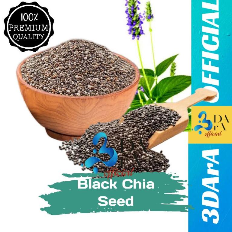 

BIG SALE Organic Black Chia Seed 1kg Premium ༄ 860