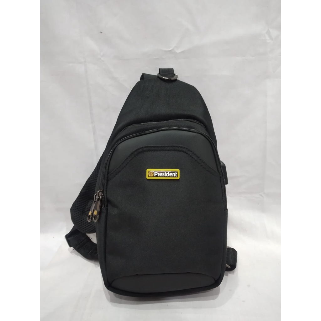 Chest Bag/Sling Bag President 1683 Free Port USB Original