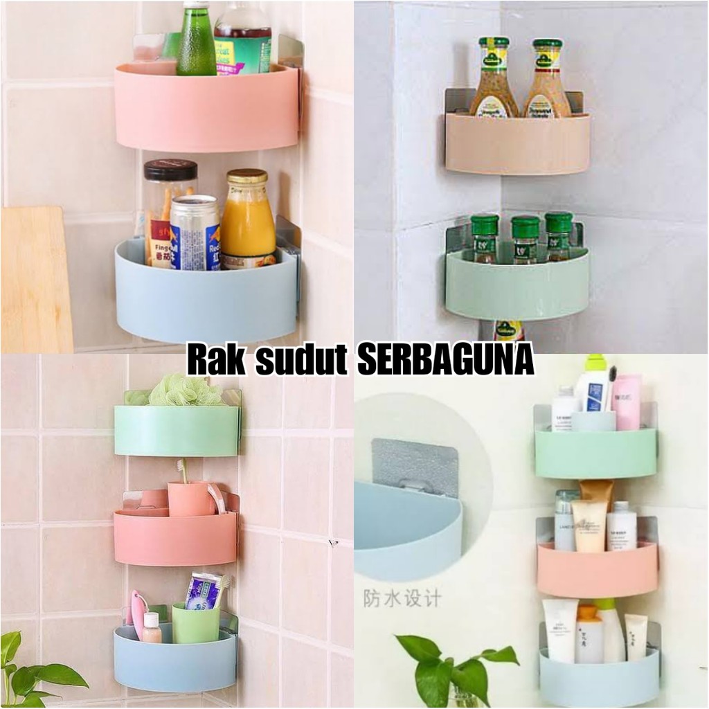 Rak Sudut serbaguna bisa untuk kamar mandi dan dapur dan lain lain