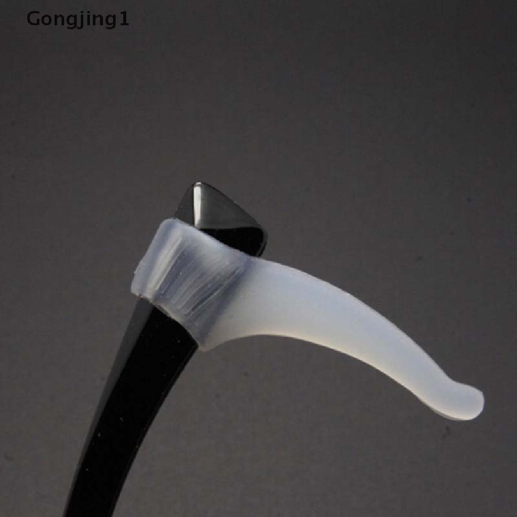 Gongjing1 Kait Telinga Holder Kacamata Bahan Silikon Anti Slip