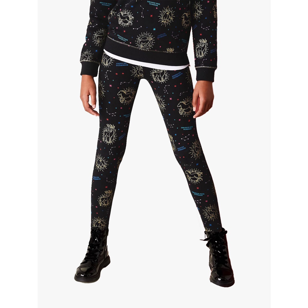M&S - Legging Anak Perempuan - Harry Potter Patronus Cotton Leggings
