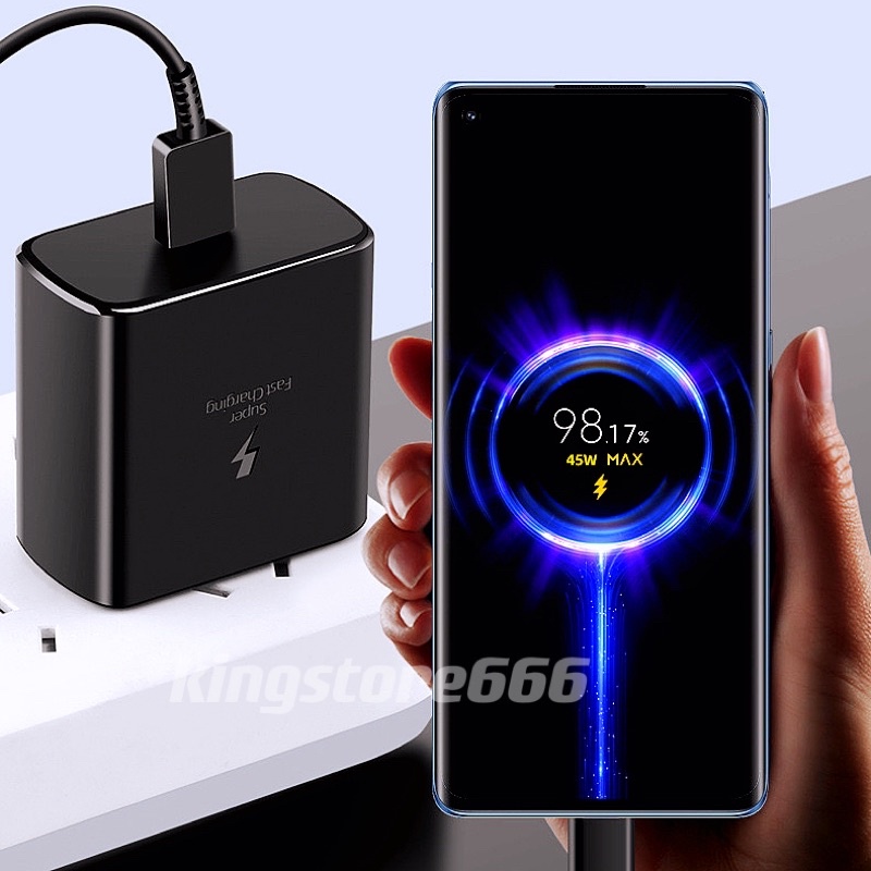 Charger Samsung Original PD 25 Watt &amp; 45 Watt Super Fast Charging+Usb type-c TO type-c